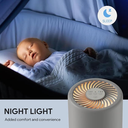 FULMINARE Air Purifiers for Bedroom H13 True HEPA Air Filter, Quiet Air Cleaner - Image 8