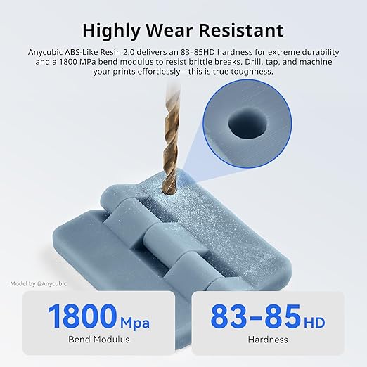 ANYCUBIC 2nd Gen Resin Technology ABS-Like Resin 2.0, 3D Printer Resin - Image 5