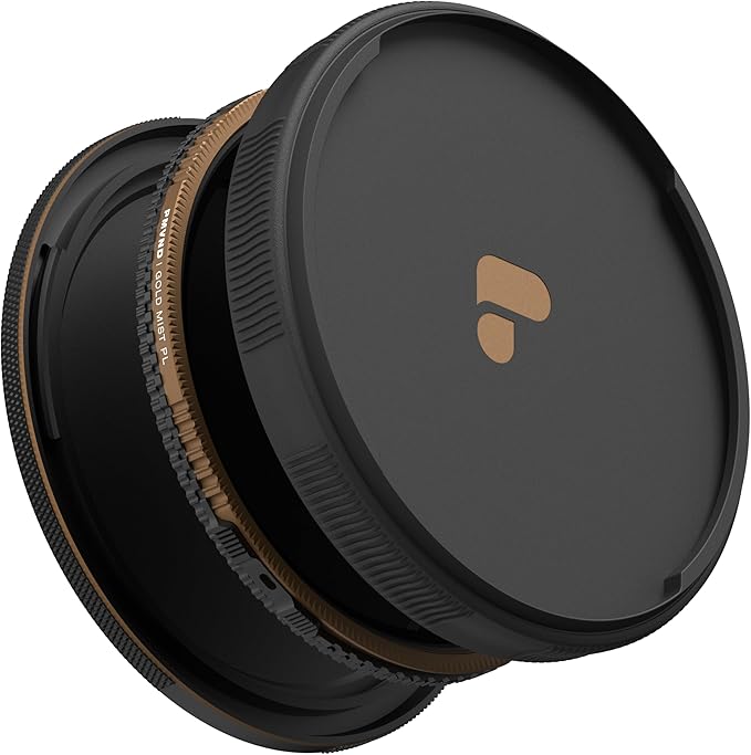 PolarPro - Chroma VND/PL - McKinnon Series - 6-9 Stops - Gold Mist - 49mm by PolarPro
