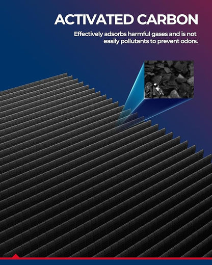 KAX Cabin Air Filter with Activated Carbon, CF12160 Replacement - Image 5