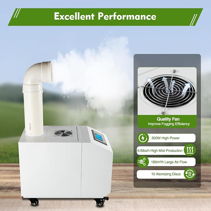 Agricultural Ultrasonic Humidifier, 110V 300W Agricultural Humidifier - Image 2
