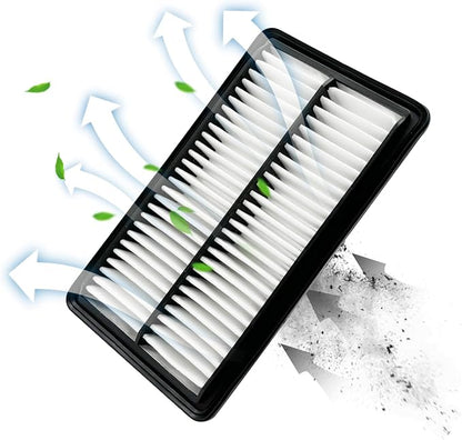 2Pcs Cabin Engine Air Filter Kits JM802 JM1722 Fits - Image 5