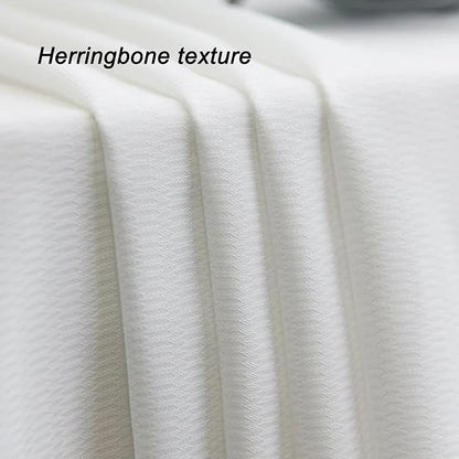 Non-See-Through Privacy White Sheer Curtains 96 inches Long 2 Panels - Image 5