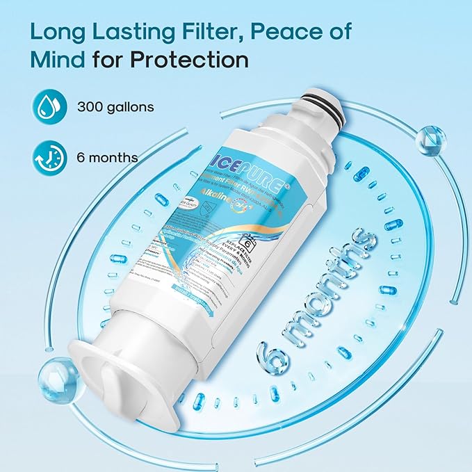 ICEPURE Alkaline DA97-17376B Refrigerator Water Filter Replacement - Image 7