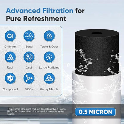 PUREPLUS Under Sink Water Filter System, 22000 Gallons, 99.99% Chlorine - Image 6