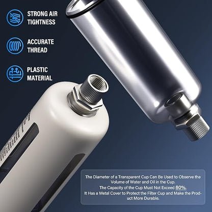 TAILONZ PNEUMATIC 0-150PSI 3/8 Inch NPT Grade 3 Stage Air Drying System - Image 8