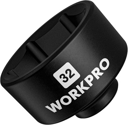 WORKPRO 32mm Oil Filter Socket Wrench, Oil Filter Removal Tool, Oil Filter by WORKPRO