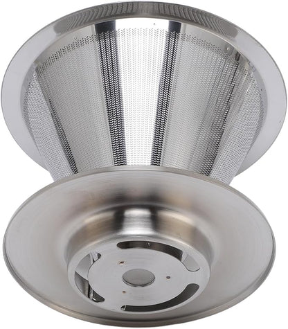 Pour Over Coffee Dripper, Reusable Metal Filter, Portable Cone Filter - Image 7