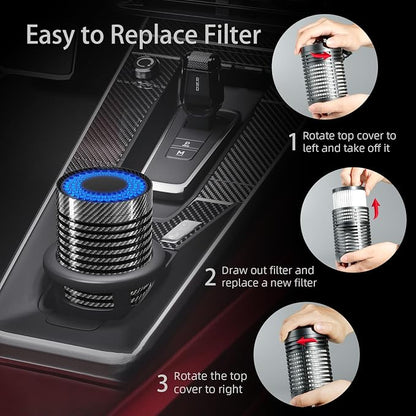 QUEENTY Car Air Purifier, Air Purifier - Image 7