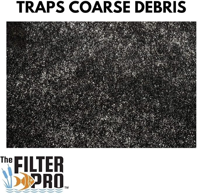 Black Coarse Filter Media, 1.25" Thick, 2 Pack, Ponds or Water Gardens - Image 5