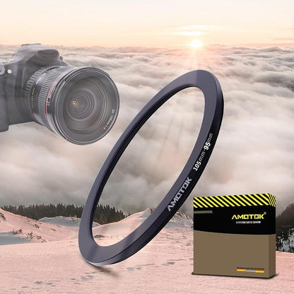 105mm Lens to 95mm Camera Lens Adapter, 105mm to 95mm Filter Step-Down Ring by AMOTOK