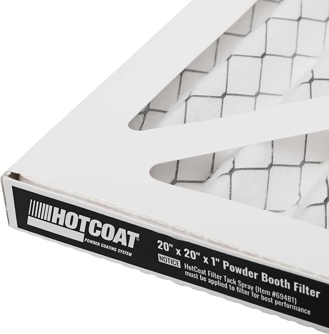 Eastwood HotCoat 20"x20"x1" Replacement Powder Coating Booth Filter | 4 Pack - Image 5