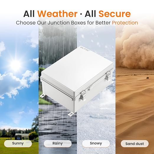 QILIPSU Waterproof Junction Box IP67 Outdoor Plastic Electrical Project - Image 5