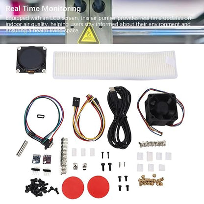 3D Printer Air Filter, LCD Display Real Time Monitoring Activated Carbon Air - Image 8