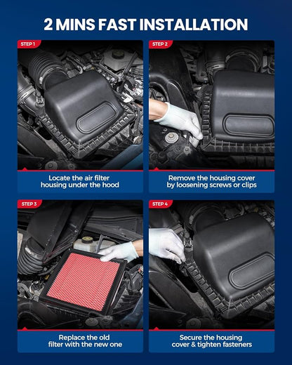KAX Engine Air Filter CA11895 Compatible - Image 6