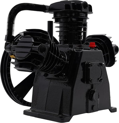 Air Compressor Pump Head, 5-HP Single-Stage Inline-Twin Replacement Air - Image 3