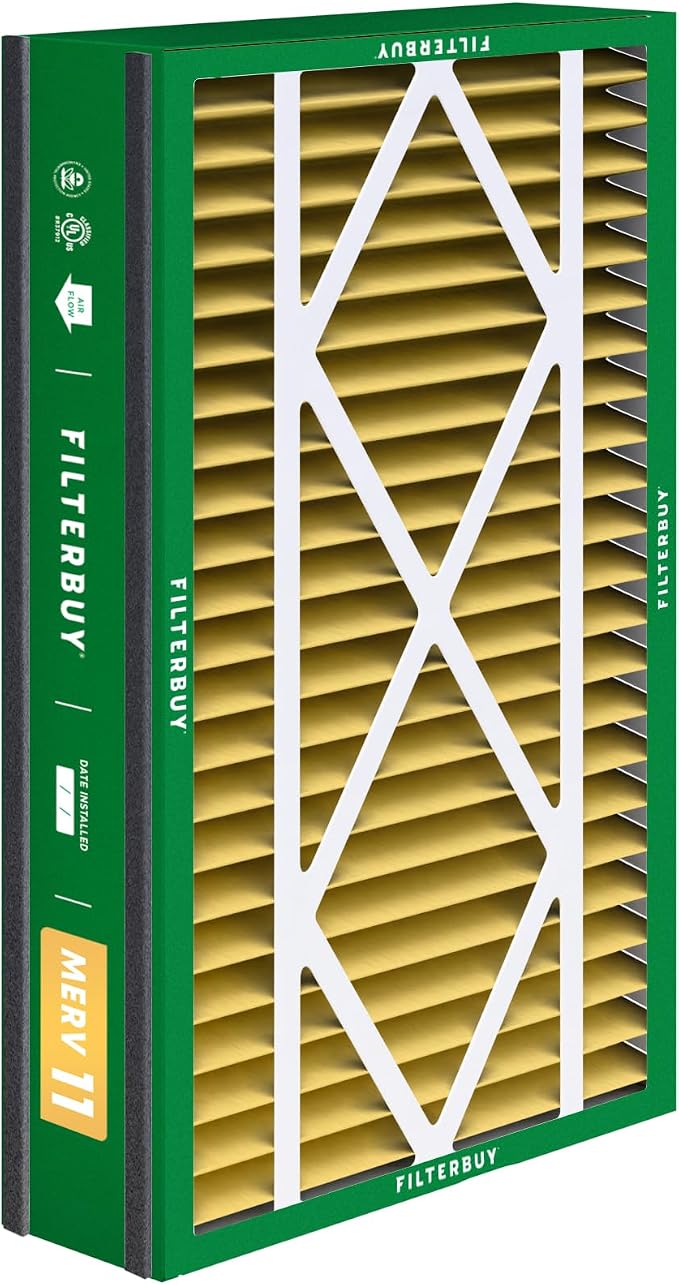 Filterbuy 16x25x5 Air Filter MERV 11 Superior Pet & Allergy Defense, - Image 8