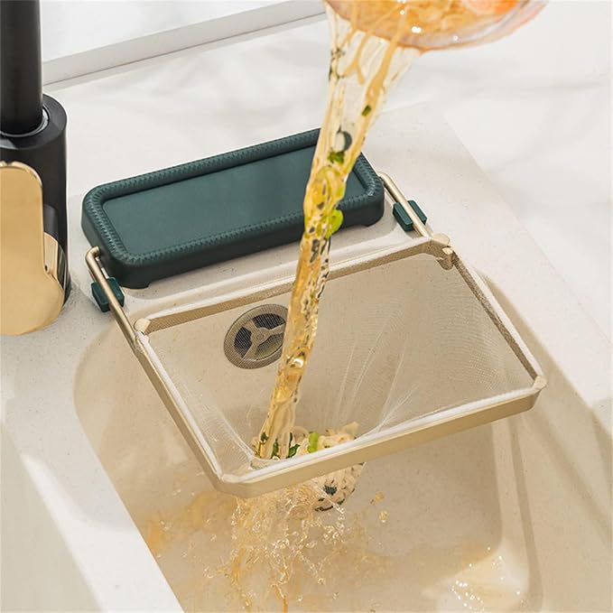 50Pcs Kitchen Residue Mesh Bag Sink Strainer Collapsible Food Catcher Square by Unknown
