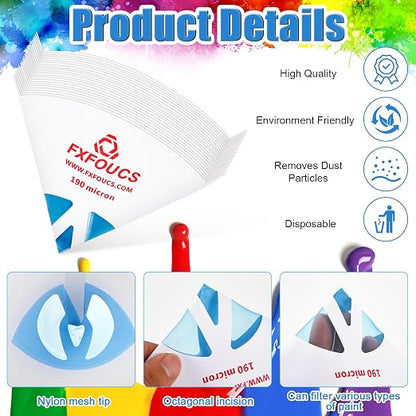 50 Pack of Premium Paint Strainers - Image 4