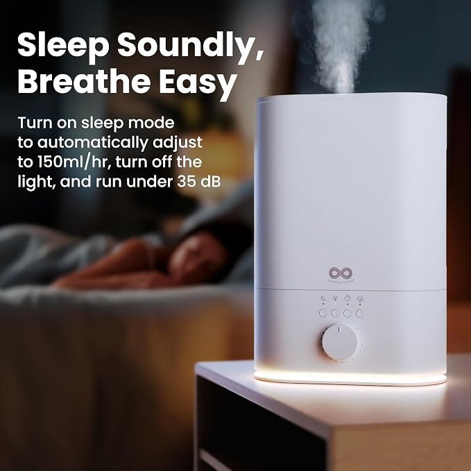 Everlasting Comfort 6L Humidifier Large Room, High Mist Output 60 HR Runtime - Image 7