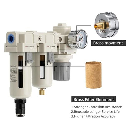Air Filter Dryer 1/2 NPT Manual-Automatic Integrated-Double Air Filters - Image 4