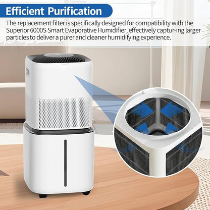 8-Pack Humidifier Premium Replacement Filters - Image 3