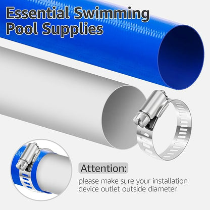 1.5" x 100 FT Pool Backwash Hose, Heavy Duty PVC Discharge Hose, Lay Flat - Image 4