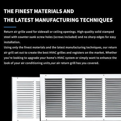 30x14 Return Air Grille, Air Return Vent Cover, Flat Vent Cover, Rejillas De - Image 5