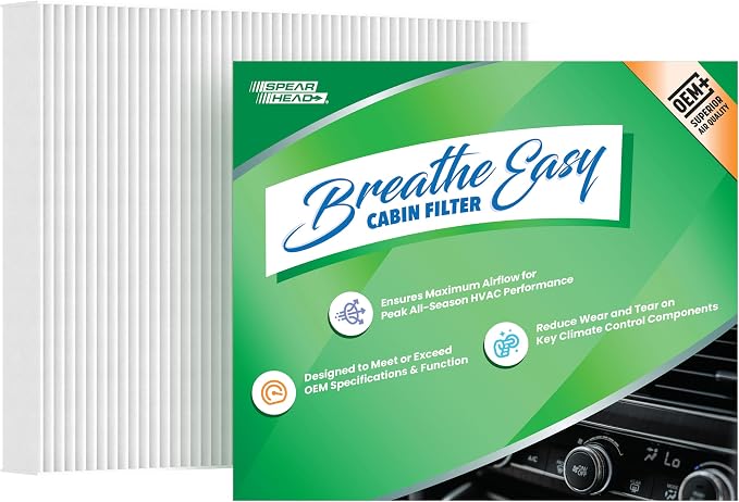 Spearhead OEM+ Particulate Breathe Easy Cabin Filter | Fits 2014-20 Rogue by SPEARHEAD