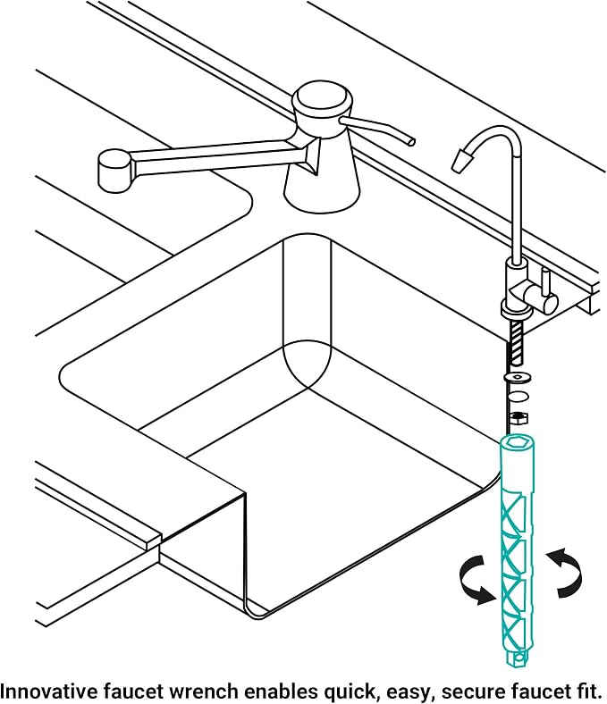 Metpure Non-airgap NSF Certified RO Faucet Reverse Osmosis Drinking Water - Image 9