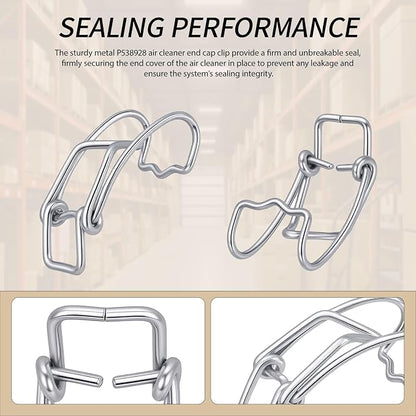 4 Pcs P538928 Air Cleaner End Cap Metal Clip Compatible - Image 5