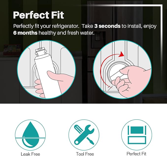 ICEPURE NSF/ANSI 53 Premium Certified DA29-00020B Refrigerator Water Filter - Image 7