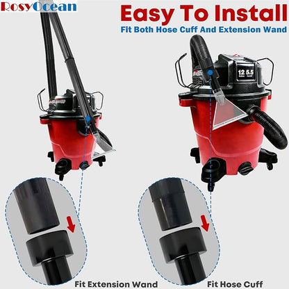 Compatible with All Shop Vacs Extractor Attachment with 2-1/2" & 1-7/8" & - Image 5