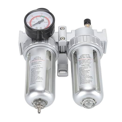 1/4 Inch Aluminum Alloy Air Filter Pressure Regulator, Compressed Air Line - Image 3