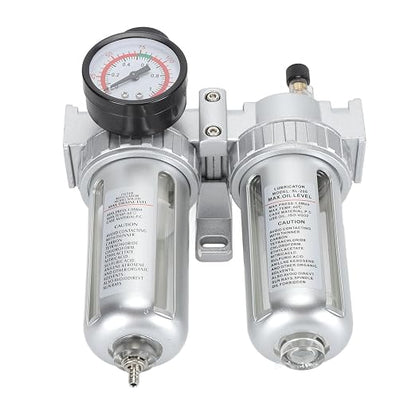 1/4 Inch Aluminum Alloy Air Filter Pressure Regulator, Compressed Air Line - Image 3