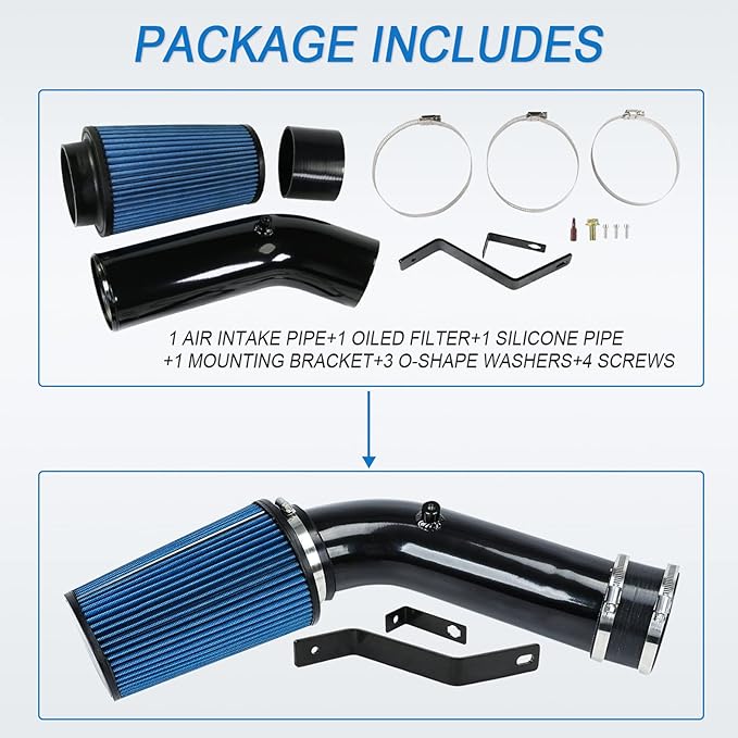 Oiled Cold Air Intake 7.3 Diesel Kit Air Intake Pipe - Image 5