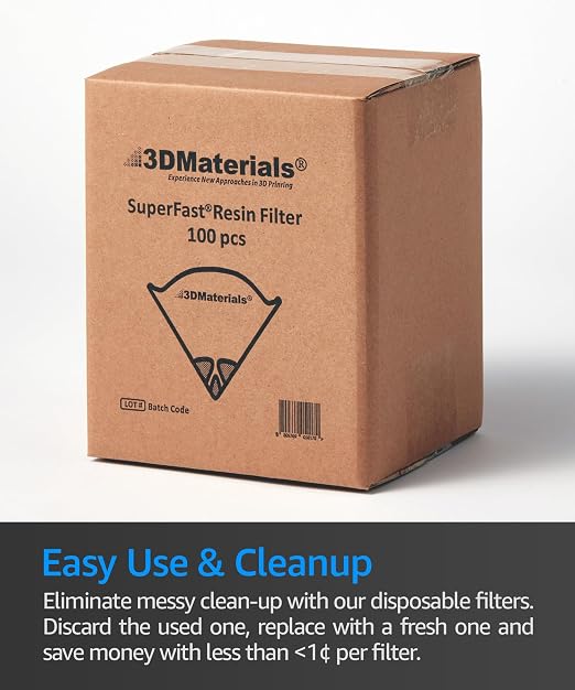 SuperFilter 100 pcs, Disposable Filter, 3D Printer Resin and Paint Strainer - Image 7
