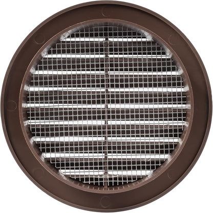 Brown 4" Inch Round Ventilation Grille - Image 2
