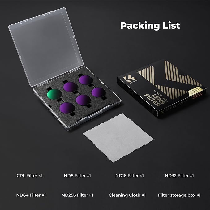 K&F CONCEPT Snap On ND Filter Kit Compatible - Image 7