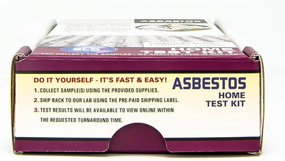 SLGI Home Test Kits Asbestos 1 PK Return Ground Shipping Included - Image 3
