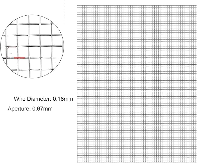 Fine Stainless Steel Mesh Screen 30 Mesh Cloth, 304 Metal Filter Net Roll - Image 3