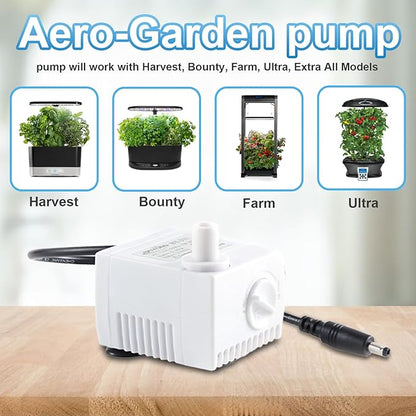200623 Aero-Garden Pump with 10 Filters, Ultra Quiet Hydroponics Growing System - Image 2