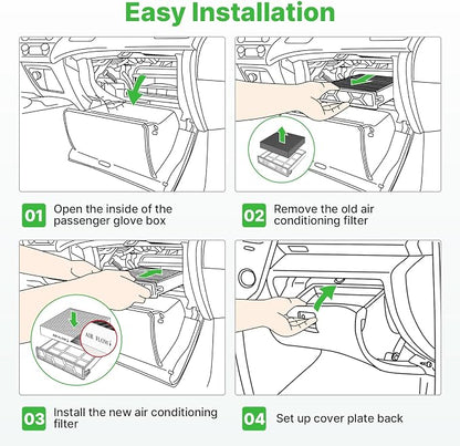 Engine+Cabin Air Filters Fit for 2016-2018 Kia Sorento L4 2.0L, 2016-2020 - Image 7
