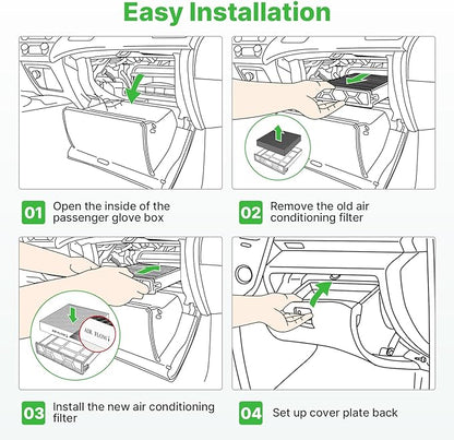 Engine+Cabin Air Filters Kit Fit - Image 7