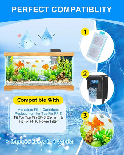 16 Pack Fish Tank Filters Compatible - Image 6