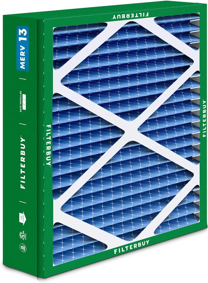 Filterbuy 21x23.5x5 Air Filter MERV 13 Optimal Smoke & Allergy Defense - Image 9