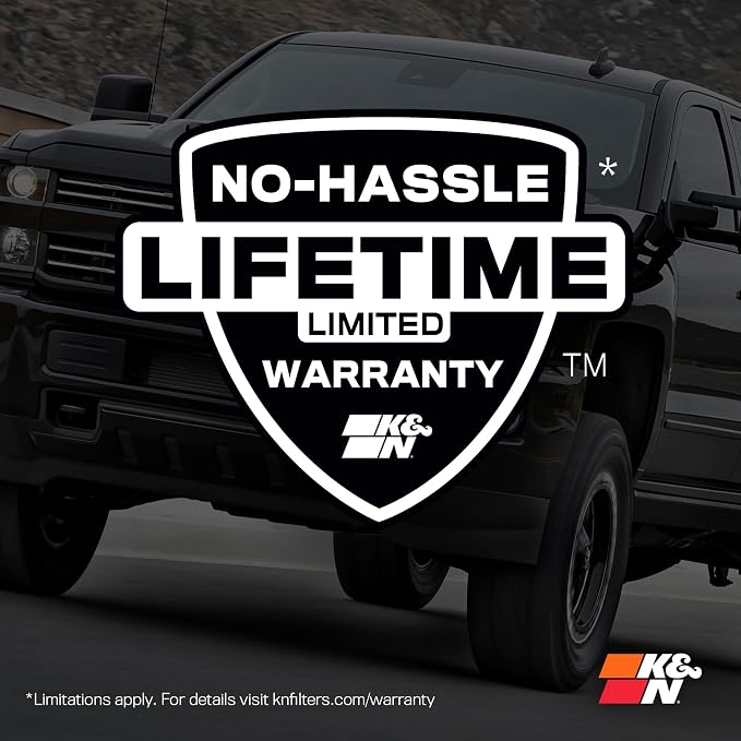 K&N Engine Air Filter: Increase Power & Towing, Replacement Air Filter: - Image 8