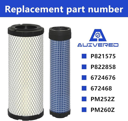 2 PCS P821575 & P822858 Outer Inner Air Filter Set - Image 2