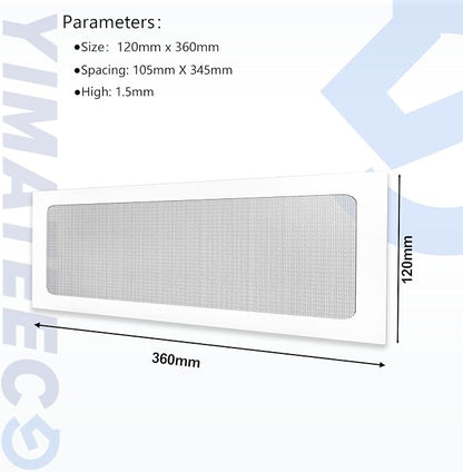 Dust Filter PC 360mm x 120 mm Magnetic Fan Dust Mesh - Image 5
