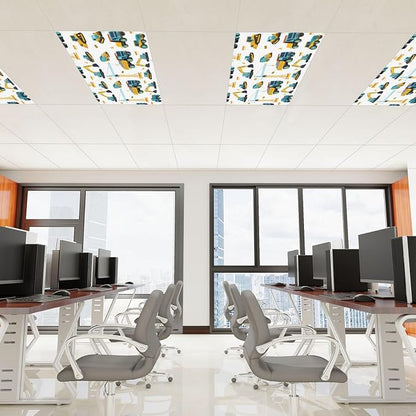 6 Pcs Fluorescent Light Covers for Ceiling Lights Seamless Construction - Image 3